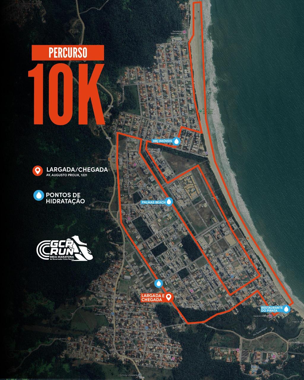 PERCURSO CORRIDA 10KM