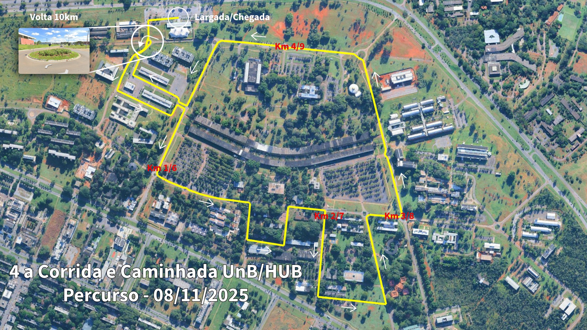 4ª Corrida e Caminhada UnB/HUB