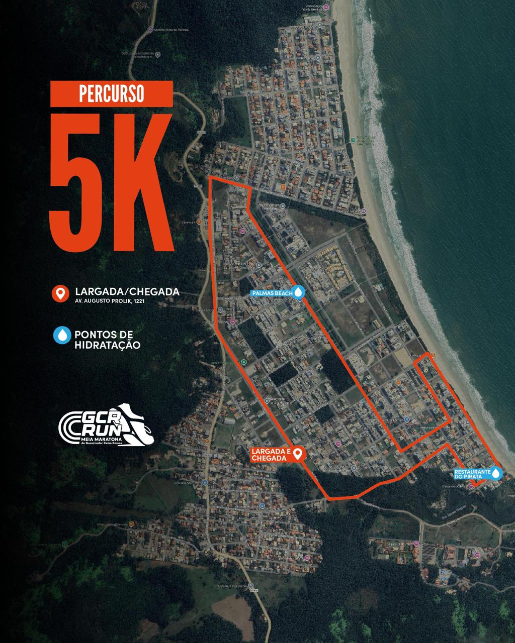 PERCURSO CORRIDA 5KM