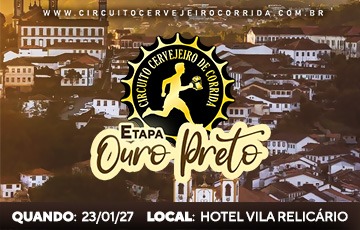 Circuito Cervejeiro de Corrida – Ouro Preto